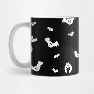 halloween dark bats pattern Mug